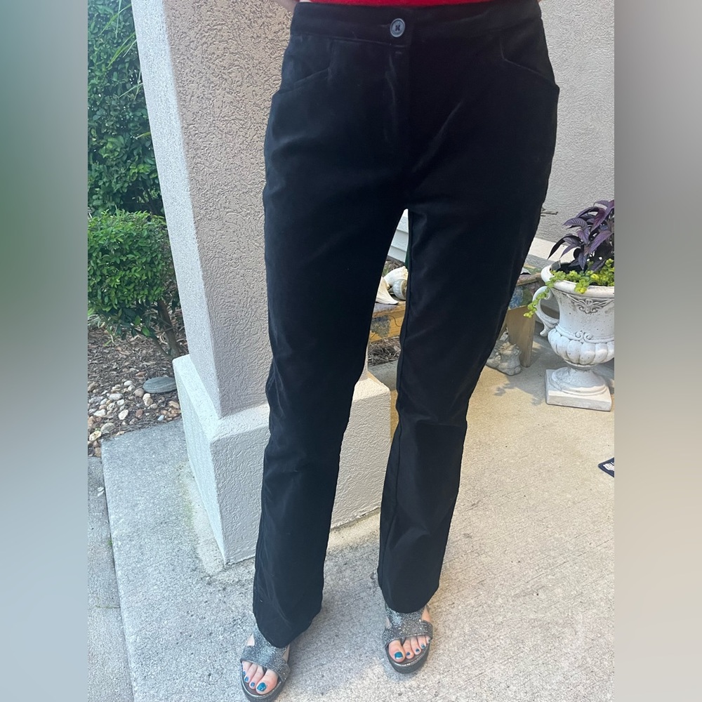 Issac Mizrahi velvet dress pants. Size 2